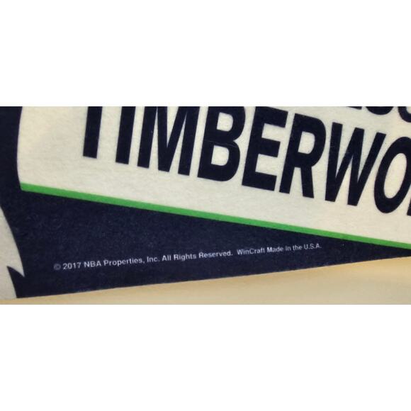 2017 Minnesota Timberwolves - 30 x 12 Felt Pennant - New - Wincraft - Picture 3 of 5